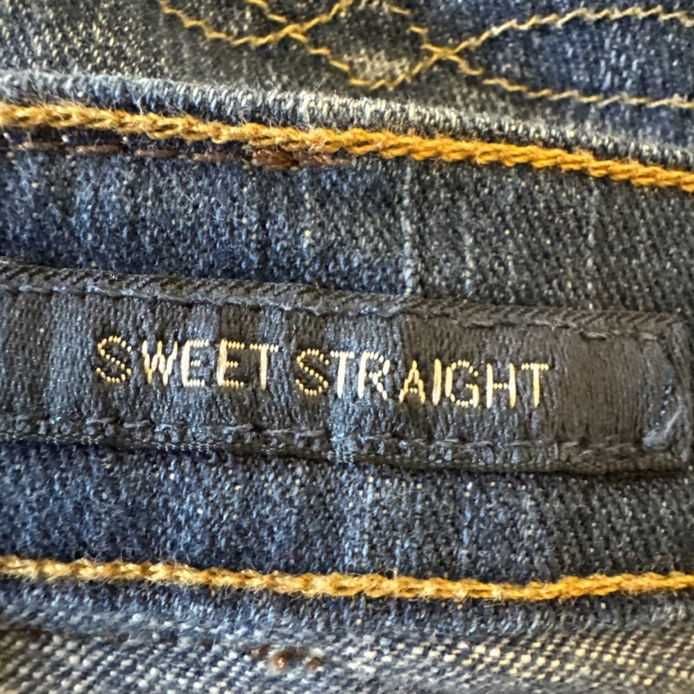 Lucky Brand Sweet Straight Jeans Women 6/28 R Blue Medium Wash Stretch Denim - Picture 13 of 16